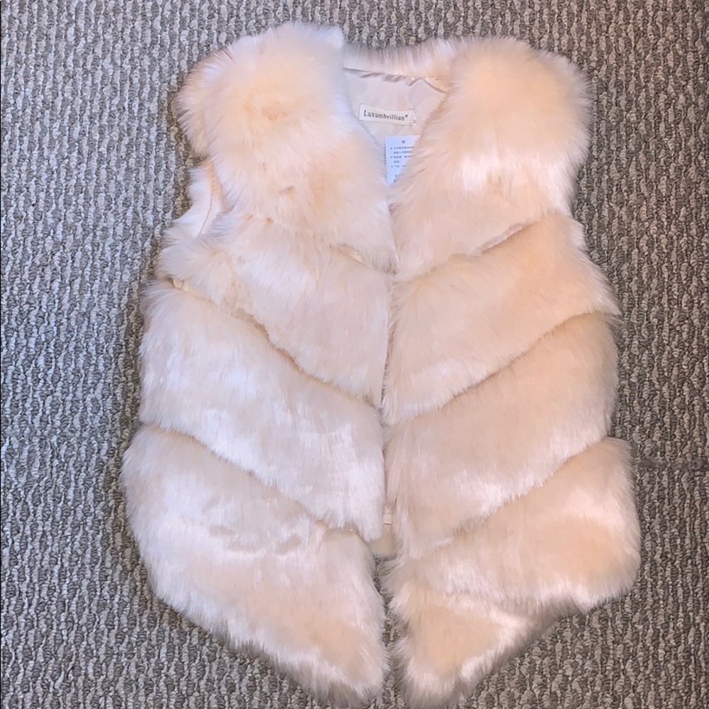 Faux fur vest